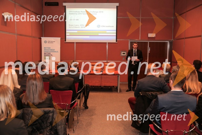  Bojan Ivanc, CFA, CAIA, vodja analitske skupine SKEP GZSCFA Institute Research Challenge 2016, lokalni finale