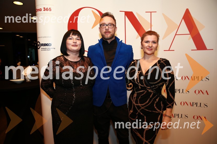  Nataša  Luša, prokuristka, Delo d.d.;  Matej Filipčič, režiser;  Dolores Podbevšek, direktorica marketinga Delo, d.d.Ona 365 za leto 2015 je Maja Plaz