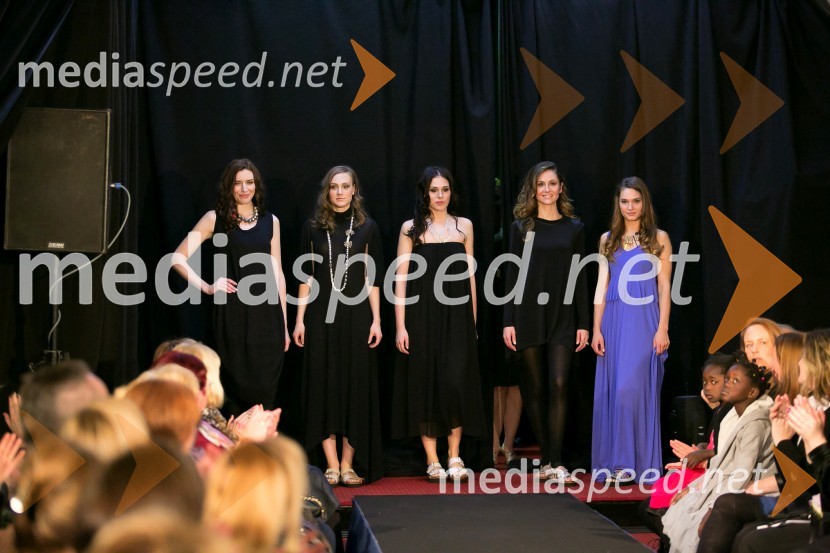  Nataša Pinoza Grilc, Miss Universe Slovenije 2006;  Tajda Senič, manekenka;  Eva Pakiž, manekenka;  Stefanija Bojic, manekenke in tv voditeljics;  Nives Orešnik, Miss Slovenije 20121. ženska salamiada v Sevnici na dan mučenikov razvajala dame