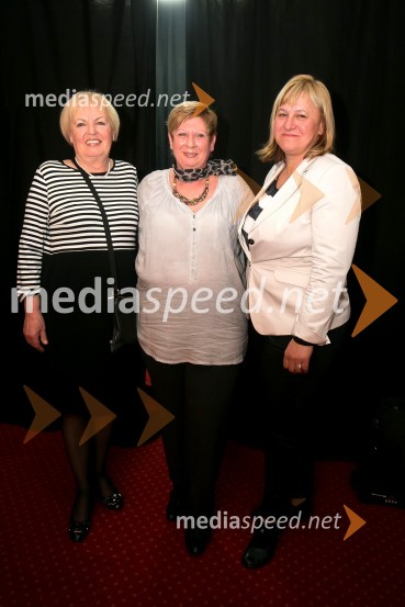  Jožica Judež, podjetnica, 2. mesto na 1. ženski salamijadi;  Jelka Robar, zmagovalka 1. ženske salamijade;  Zinka Krnc, 3. mesto na 1. ženski salamijadi, soproga predsednika Društva Salamarjev Sevnica1. ženska salamiada v Sevnici na dan mučenikov razvajala dame