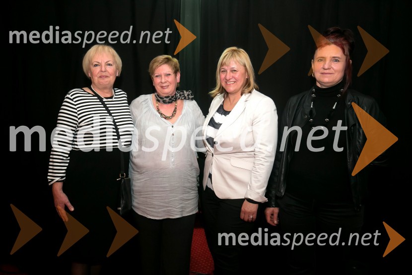  Jožica Judež, podjetnica, 2. mesto na 1. ženski salamijadi;  Jelka Robar, zmagovalka 1. ženske salamijade;  Zinka Krnc, 3. mesto na 1. ženski salamijadi, soproga predsednika Društva Salamarjev Sevnica;  Majda Jurše, inženirka živilstva in prehrane, predsednica ocenjevalne žirije na 1. ženski salamijadi1. ženska salamiada v Sevnici na dan mučenikov razvajala dame