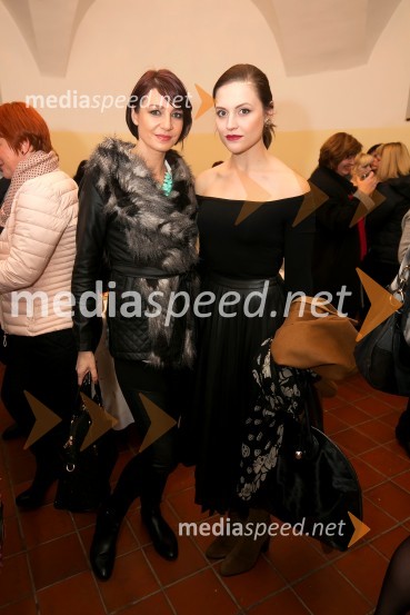  Tamara Busar, vodja projektov v marketingu, Lisca;  Tina Tomšič, manekenka1. ženska salamiada v Sevnici na dan mučenikov razvajala dame