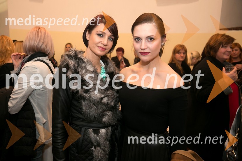  Tamara Busar, vodja projektov v marketingu, Lisca;  Tina Tomšič, manekenka1. ženska salamiada v Sevnici na dan mučenikov razvajala dame