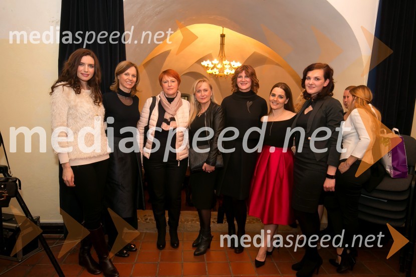  Nataša Pinoza Grilc, Miss Universe Slovenije 2006;  Tatjana Šinkovec, marketing, Kopitarna Sevnica;  Anica Ocvirk, soproga župana Občine Sevnica;  Vladimira Tomšič, direktorica, Zdravstveni dom Sevnica;  Maja Štamol Droljc, modna oblikovalka;  Katja Verderber - Katarina Mala, pevka;  Tjaša Metelko Jazbec, 14. cvičkova princesa1. ženska salamiada v Sevnici na dan mučenikov razvajala dame