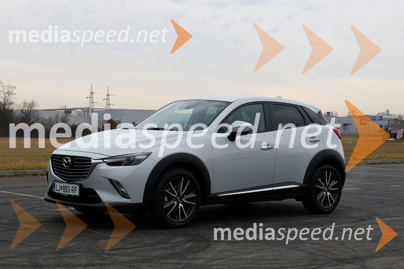 Mazda CX-3 G150 AWD RevolutionMazda CX-3 G150 AWD Revolution, mediaspeed test