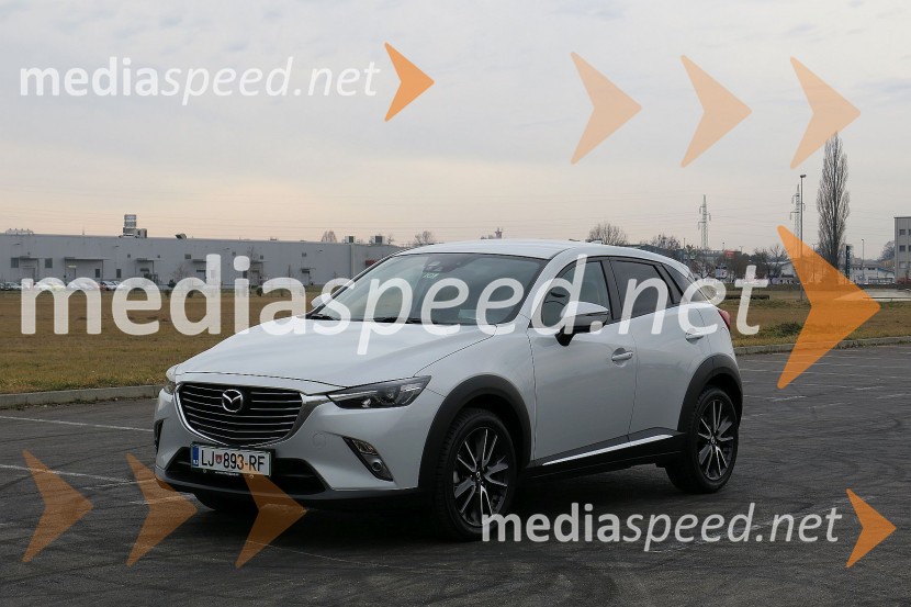 Mazda CX-3 G150 AWD RevolutionMazda CX-3 G150 AWD Revolution, mediaspeed test
