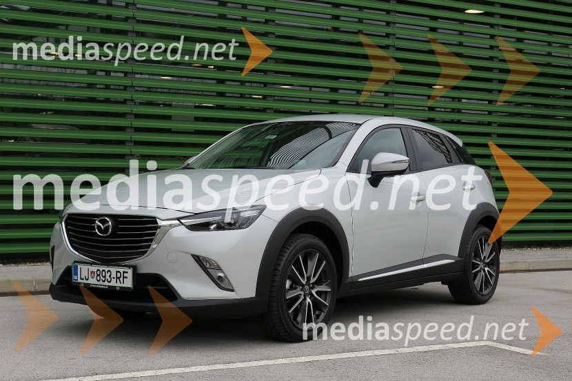 Mazda CX-3 G150 AWD RevolutionMazda CX-3 G150 AWD Revolution, mediaspeed test