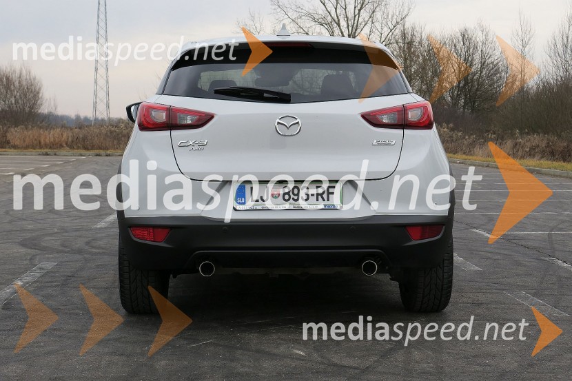 Mazda CX-3 G150 AWD RevolutionMazda CX-3 G150 AWD Revolution, mediaspeed test