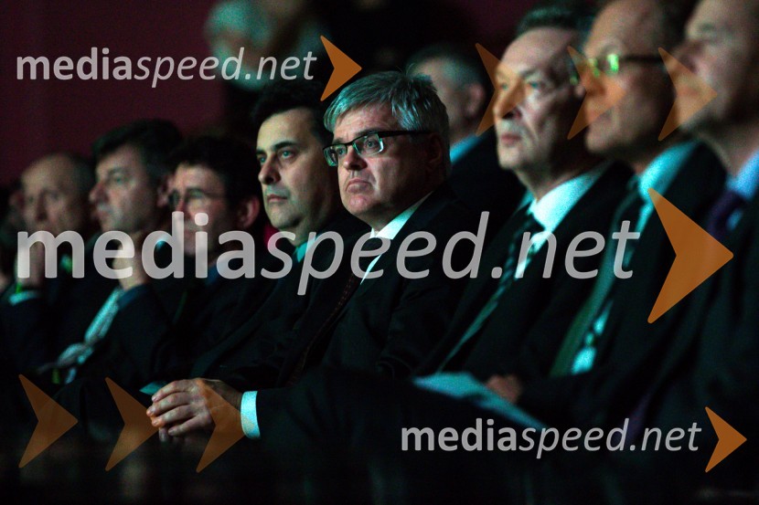  Mitja Bervar, predsednik Državnega sveta Republike Slovenije;  Samo Hribar Milič, generalni direktor GZS48. podelitev nagrad Gospodarske zbornice Slovenije