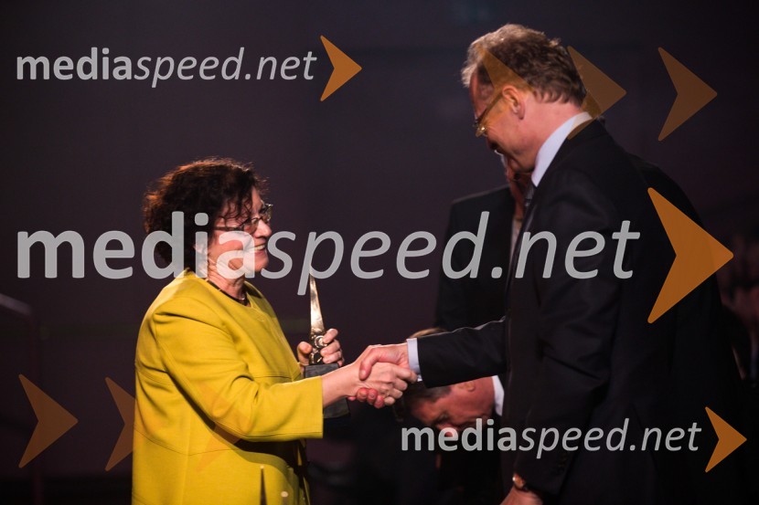  Sonja  Šinigoj, direktorica SAOP d.o.o.;  Janez  Škrabec, direktor Riko d.o.o., predsednik Slovensko-ruskega poslovnega sveta, predsednik Lions kluba Ljubljana Iliria48. podelitev nagrad Gospodarske zbornice Slovenije