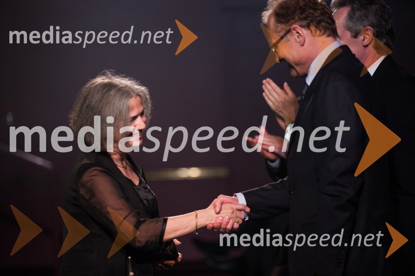 dr. Jožica Rejec, direktorica Domel d.o.o., Železniki;  Janez  Škrabec, direktor Riko d.o.o., predsednik Slovensko-ruskega poslovnega sveta, predsednik Lions kluba Ljubljana Iliria48. podelitev nagrad Gospodarske zbornice Slovenije