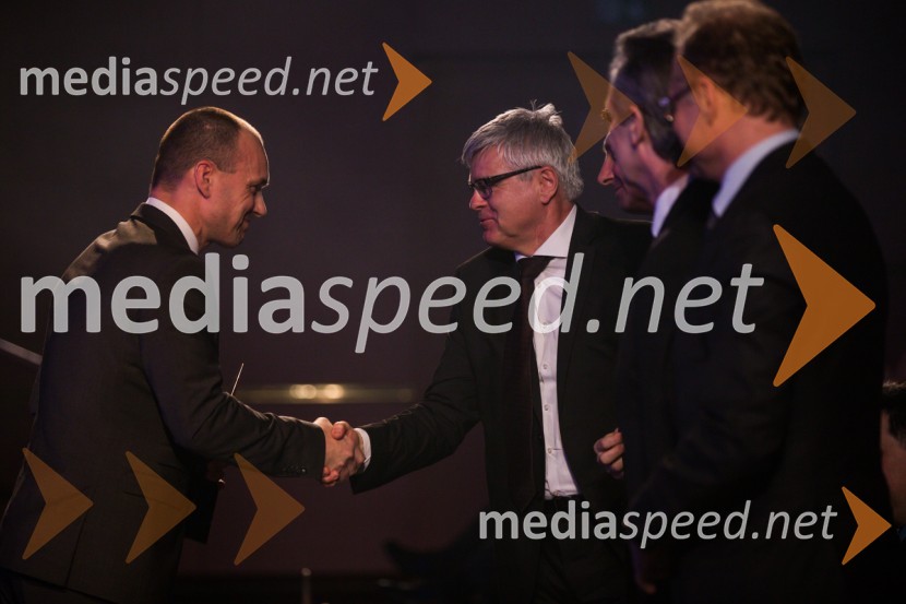  Miran  Rauter, HERMI;  Samo Hribar Milič, generalni direktor GZS48. podelitev nagrad Gospodarske zbornice Slovenije