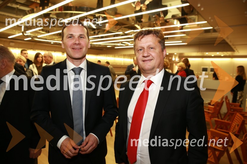  Borut Cvetkovič, direktor podjetja Radgonske gorice;   Izidor Krivec,  direktor Celjske mesnine d.d.48. podelitev nagrad Gospodarske zbornice Slovenije