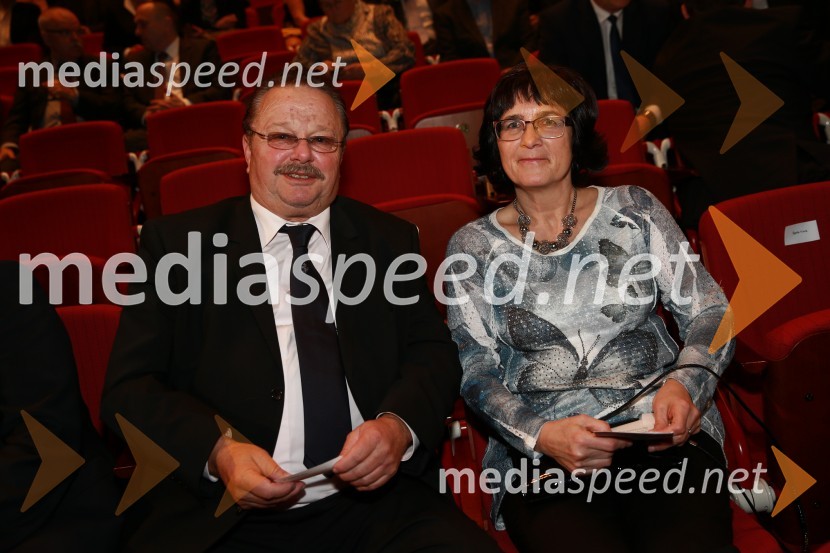  Štefan Pavlinjek, podjetnik;  Adriana  Hribar Milič48. podelitev nagrad Gospodarske zbornice Slovenije