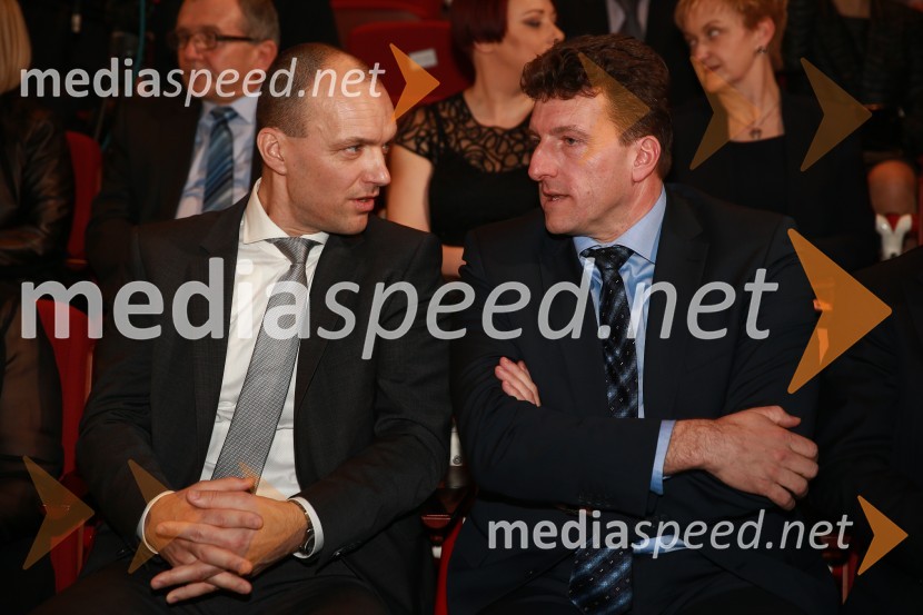  Miran  Rauter, HERMI;  Andrej  Poklič, GKN Driveline Slovenija48. podelitev nagrad Gospodarske zbornice Slovenije