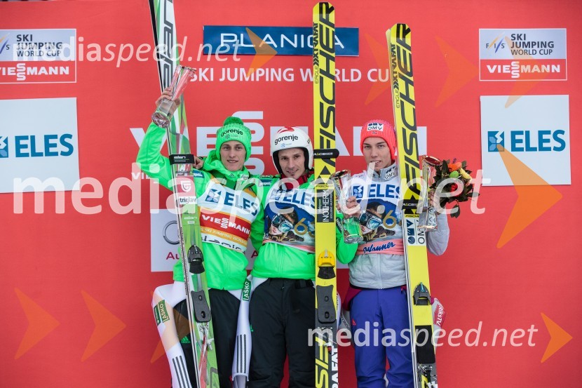 Dvojna zmaga za Slovenijo: Kranjec prvi, Prevc drugi