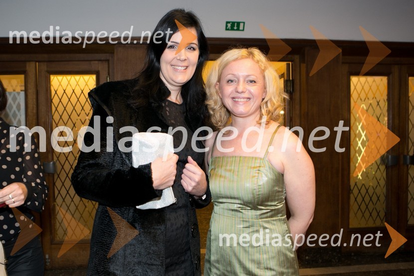  Janja Sluga, poslanka SMC; mag. Tina Kosi, upravnica SLG CeljeDnevi komedije 2016, zaključek festivala