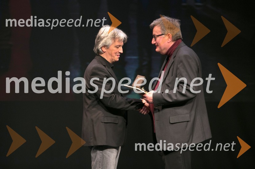  Iztok Mlakar, igralec;  Slavko Pezdir, kritikDnevi komedije 2016, zaključek festivala