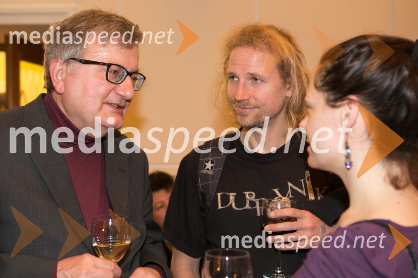  Slavko Pezdir, kritik;  Jaka Andrej Vojevec, režiser;  ... Dnevi komedije 2016, zaključek festivala