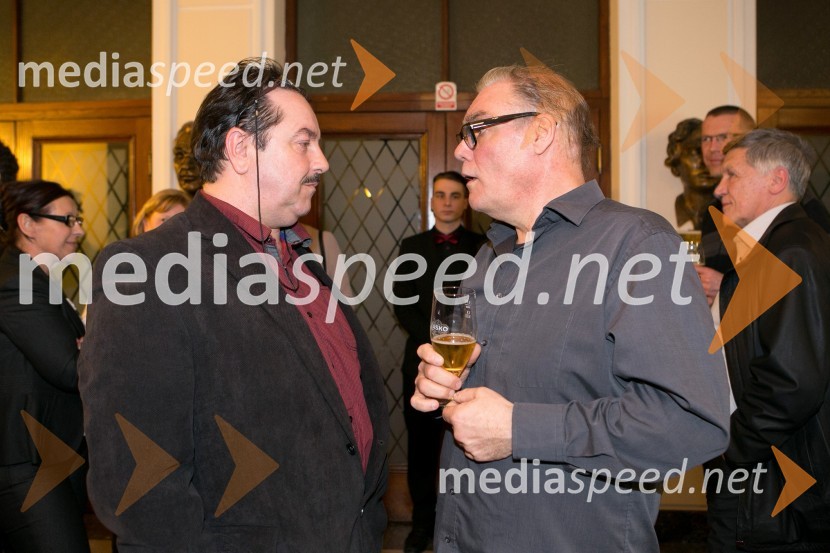  Renato Jenček, igralec;  Boris Kobal, igralecDnevi komedije 2016, zaključek festivala