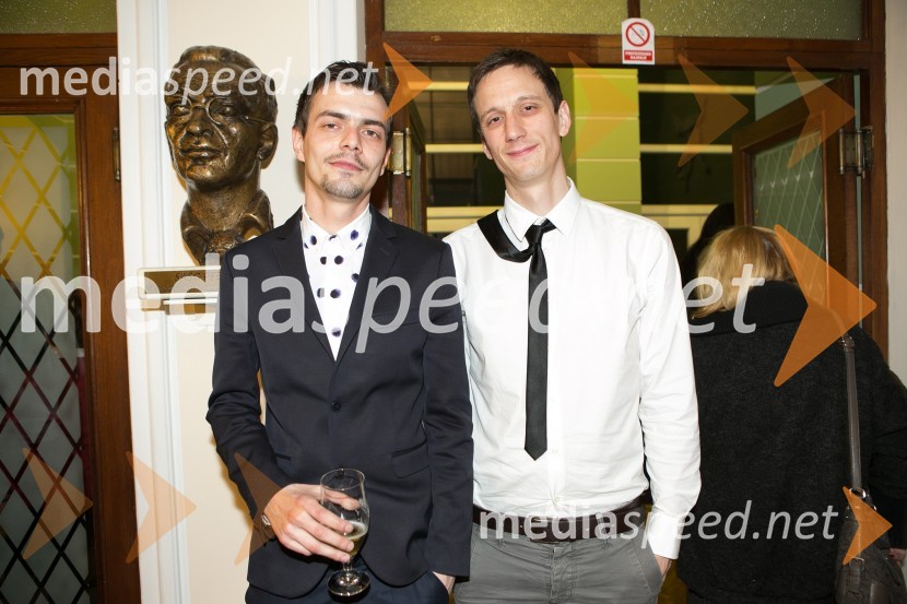  Gregor Potokar, marketing in PR SLG Celje;  Jurij Drevenšek, igralecDnevi komedije 2016, zaključek festivala