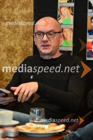 Goran Injac, umetniški vodja, Slovensko mladinsko gledališčeButnskala, novinarska konferenca pred premiero predstave