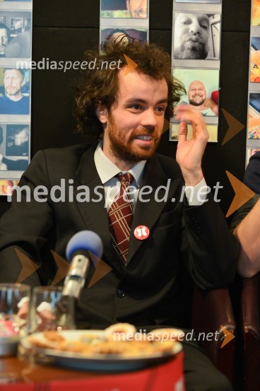  Blaž Šef, igralecButnskala, novinarska konferenca pred premiero predstave