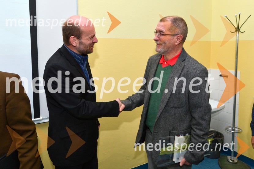  doc. dr. Igor  Žiberna, Predstojnik oddelka za geografijo, Filozofska fakulteta, Univerza v Mariboru; prof. dr. Božidar Kante, dekan, Filozofska fakulteta, Univerza v Mariboru85-letnica zaslužnega profesorja dr. Boruta Belca