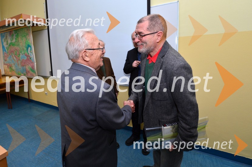 dr. Borut Belec, geograf, zaslužni profesor UM; prof. dr. Božidar Kante, dekan, Filozofska fakulteta, Univerza v Mariboru85-letnica zaslužnega profesorja dr. Boruta Belca