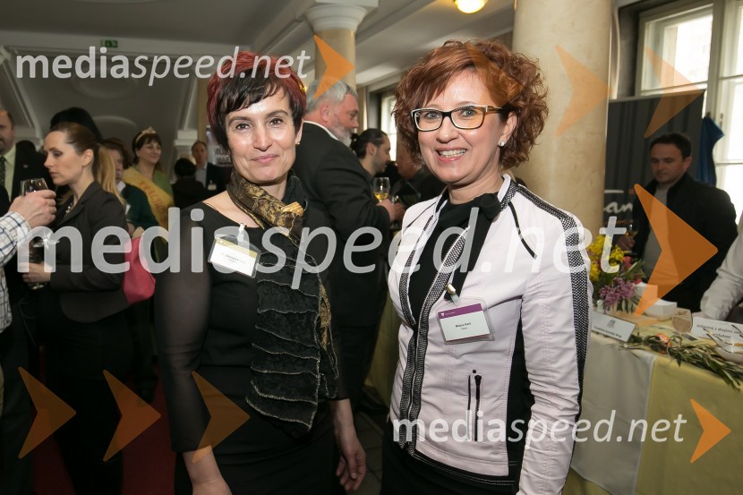 dr. Danijela  Brečko, Planet GV, prokuristka;  Mojca Kert, direktorica,  Petrol Energetika d.o.o.Zlati kamen 2016, podelitev priznanj