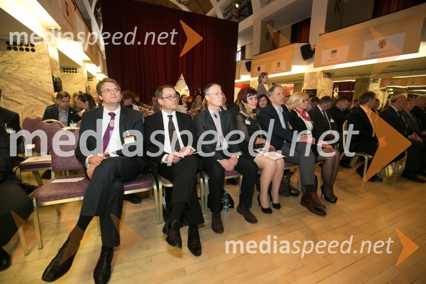  Miha Valentinčič, direktor Razvoja energetike in okolja, Petrol;  Klemen Grebenšek, državni sekretar, Ministrstvo za infrastrukturo;  ... ; dr. Danijela  Brečko, Planet GV, prokuristka; mag.  Robert  Mulej, glavni urednik projekta Zlati kamen, SBR d.o.o.Zlati kamen 2016, podelitev priznanj