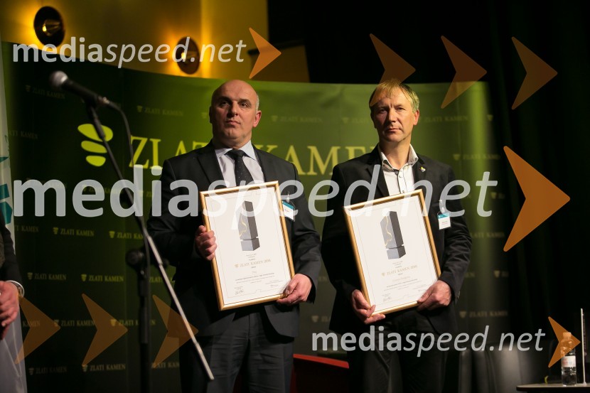  Miran Senčar, župan, Mestna občina Ptuj;  Stanislav Rojko, župan, občina Gornja RadgonaZlati kamen 2016, podelitev priznanj