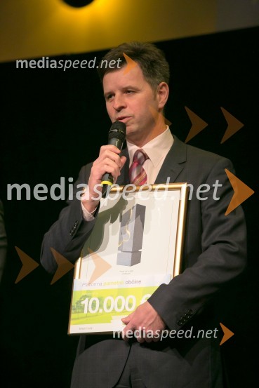  Dejan Crnek, podžupan, Mestna občina Ljubljana, Lista Zorana Jankovića, predsednik športnega društva Narodni domZlati kamen 2016, podelitev priznanj