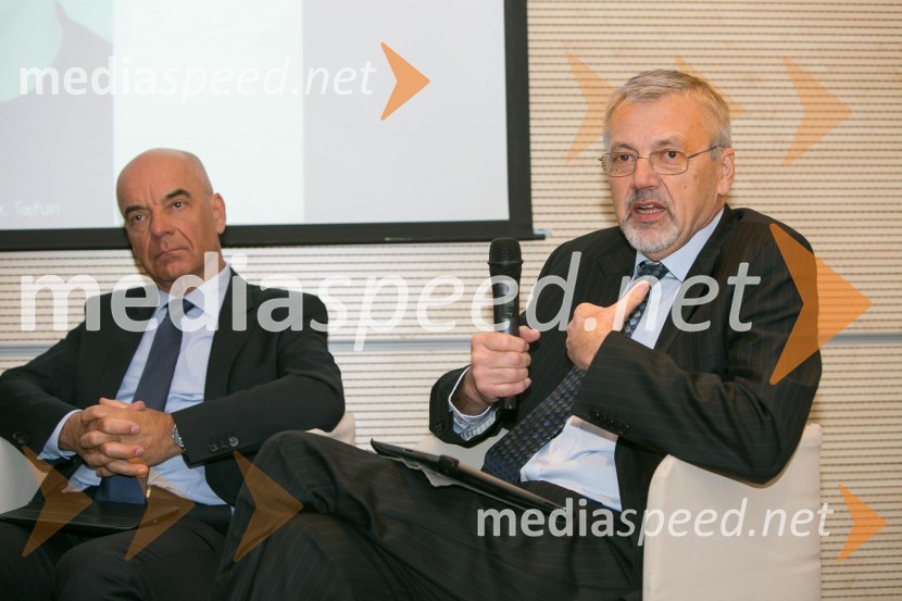  Tone Strnad, direktor, družba Medis d.o.o., nadzorni odbor, Slovensko-nemška gospodarska zbornica;  Matjaž  Čadež, ustanovitelj in predsednik upravnega odbora, Halcom d.d.AmCham Poslovni zajtrk in AmCham Fokus: korporativno upravljanje državnih in zasebnih družb