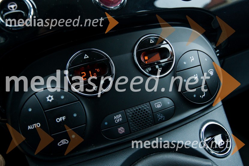 &nbsp;Fiat 500 1.2 8V Lunge, samodejna klimatska naprava se doplačaFiat 500 1.2 8V Lunge, mediaspeed test