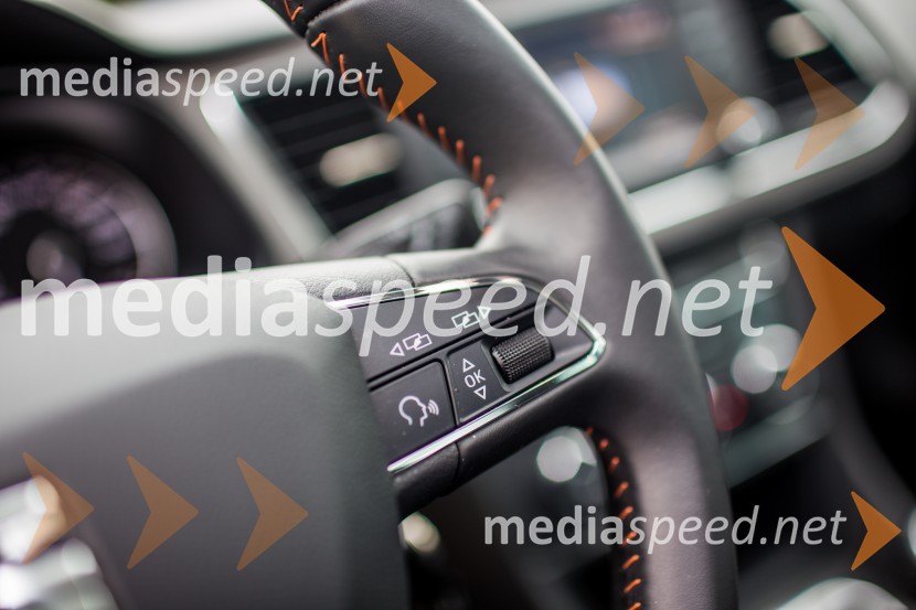 Seat Leon X-Perience 1.6 TDI CR 4Drive Start/Stop, upravljanje na volanuSeat Leon X-Perience 1.6 TDI CR 4Drive Start/Stop, mediaspeed test