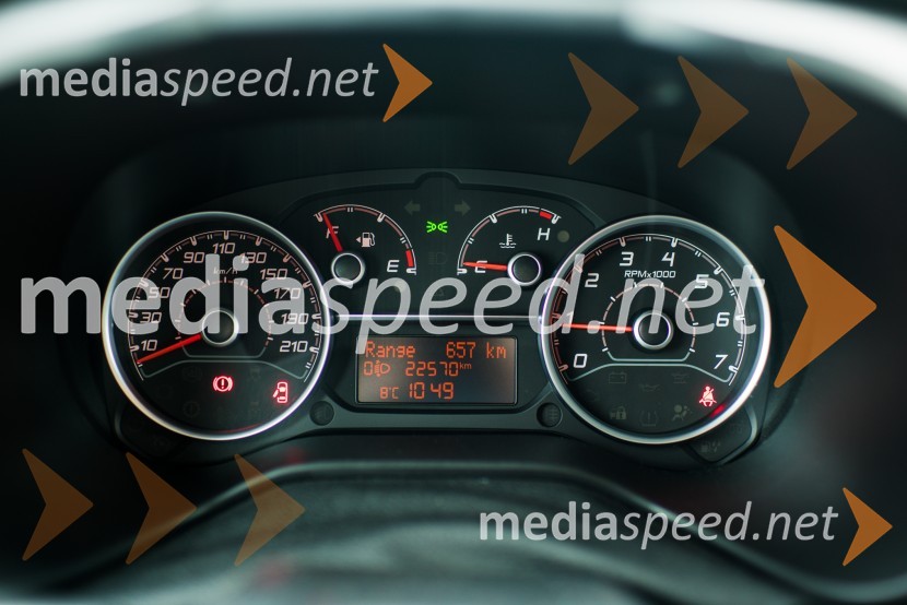 Fiat Doblo Cargo 2.0 Multijet 16v Combi Maxi SX, merilnikiFiat Doblo Cargo 2.0 Multijet 16v Combi Maxi SX, mediaspeed test