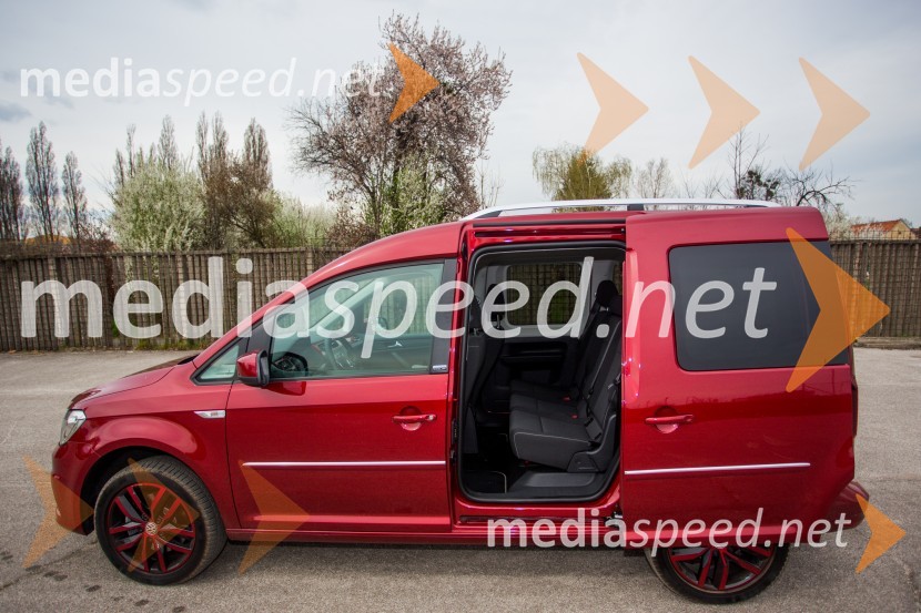 Volkswagen Caddy 2.0 TDI Trendline, bočna vrata so drsnaVolkswagen Caddy 2.0 TDI Trendline, mediaspeed test