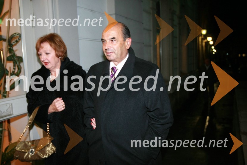 Roman Glaser, generalni direktor Perutnine Ptuj d.d. s soprogo Nado Glaser42. Borštnikovo srečanje 2007, podelitev Borštnikovovega prstana