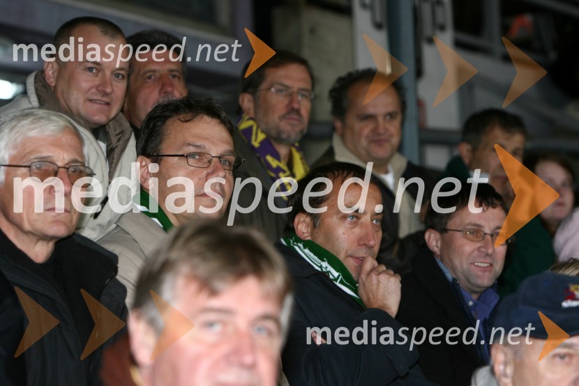 Gostje na vip tribuniNogometna tekma, Slovenski pokal, NK Maribor proti NK Olimpija