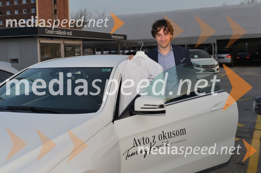  Tomaž Kavčič, kuharski mojster, Pri Lojzetu, ZemonoMercedes-Benz razred E, VIP predstavitev