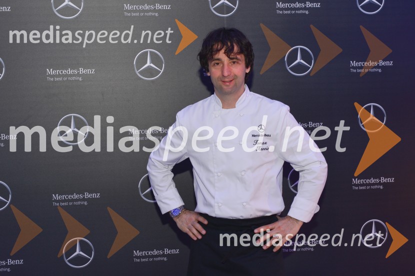  Tomaž Kavčič, kuharski mojster, Pri Lojzetu, ZemonoMercedes-Benz razred E, VIP predstavitev