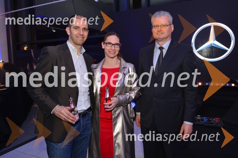  Marko  Mlakar, Amrop Adria;  Katja Mlakar, agencija AVI;  ... Mercedes-Benz razred E, VIP predstavitev
