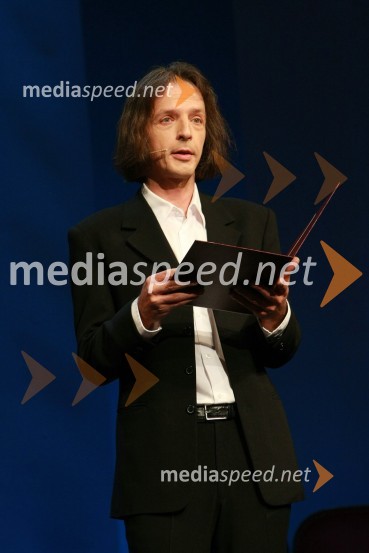 Davor Herga, igralec in voditelj podelitve42. Borštnikovo srečanje 2007, podelitev Borštnikovovega prstana