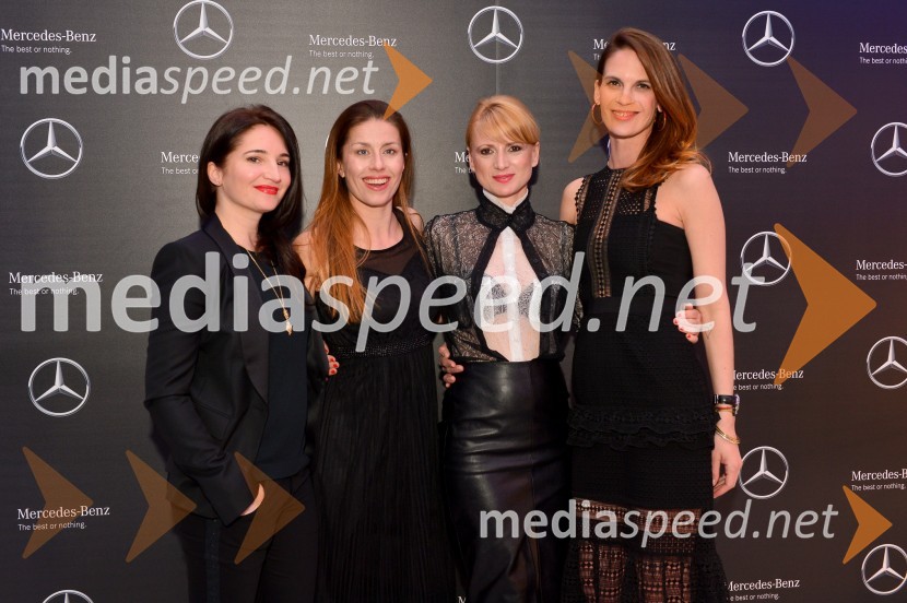  ... ;  Martina Razinger, vizažistka;  Metka  Kejžar, vodja marketinga in odnosov z javnostmi, Autocommerce d.o.o.;  Maja  Bulc Raspopovič, lastnica agencije Model GroupMercedes-Benz razred E, VIP predstavitev