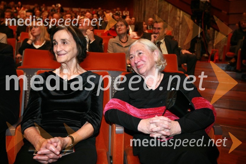 Ivanka Mežan in Štefka Drolc, igralki in dobitnici Borštnikovega prstana42. Borštnikovo srečanje 2007, podelitev Borštnikovovega prstana