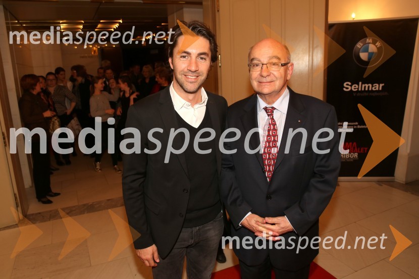  Edward Clug, umetniški direktor, Balet SNG Maribor;  Mitja Rotovnik, nekdanji direktor Cankarjevega domaGusar, premiera baleta SNG Maribor