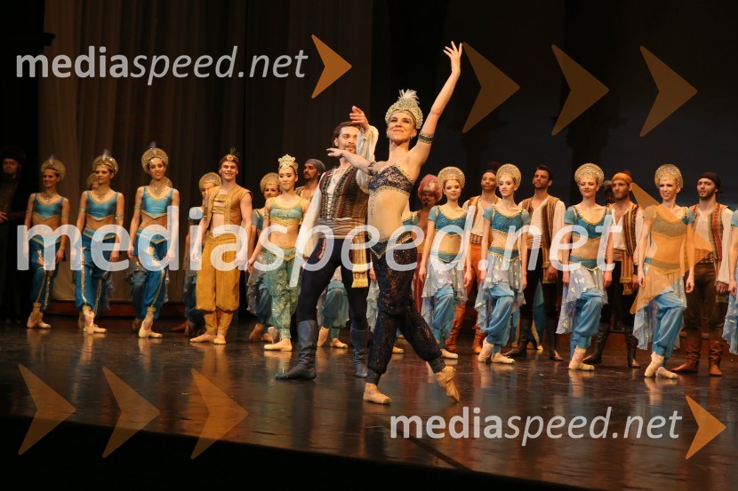  Anton Bogov, baletnik;  Tetiana Svetlična, baletna solistkaGusar, premiera baleta SNG Maribor