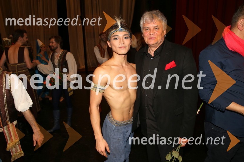  Yuya Omaki, baletni solist;  Aivars Leimanis, koreografGusar, premiera baleta SNG Maribor