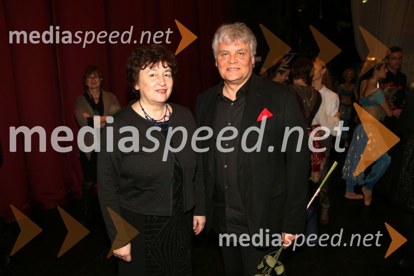 mag. Julijana Bizjak Mlakar, ministrica za kulturo;  Aivars Leimanis, koreografGusar, premiera baleta SNG Maribor